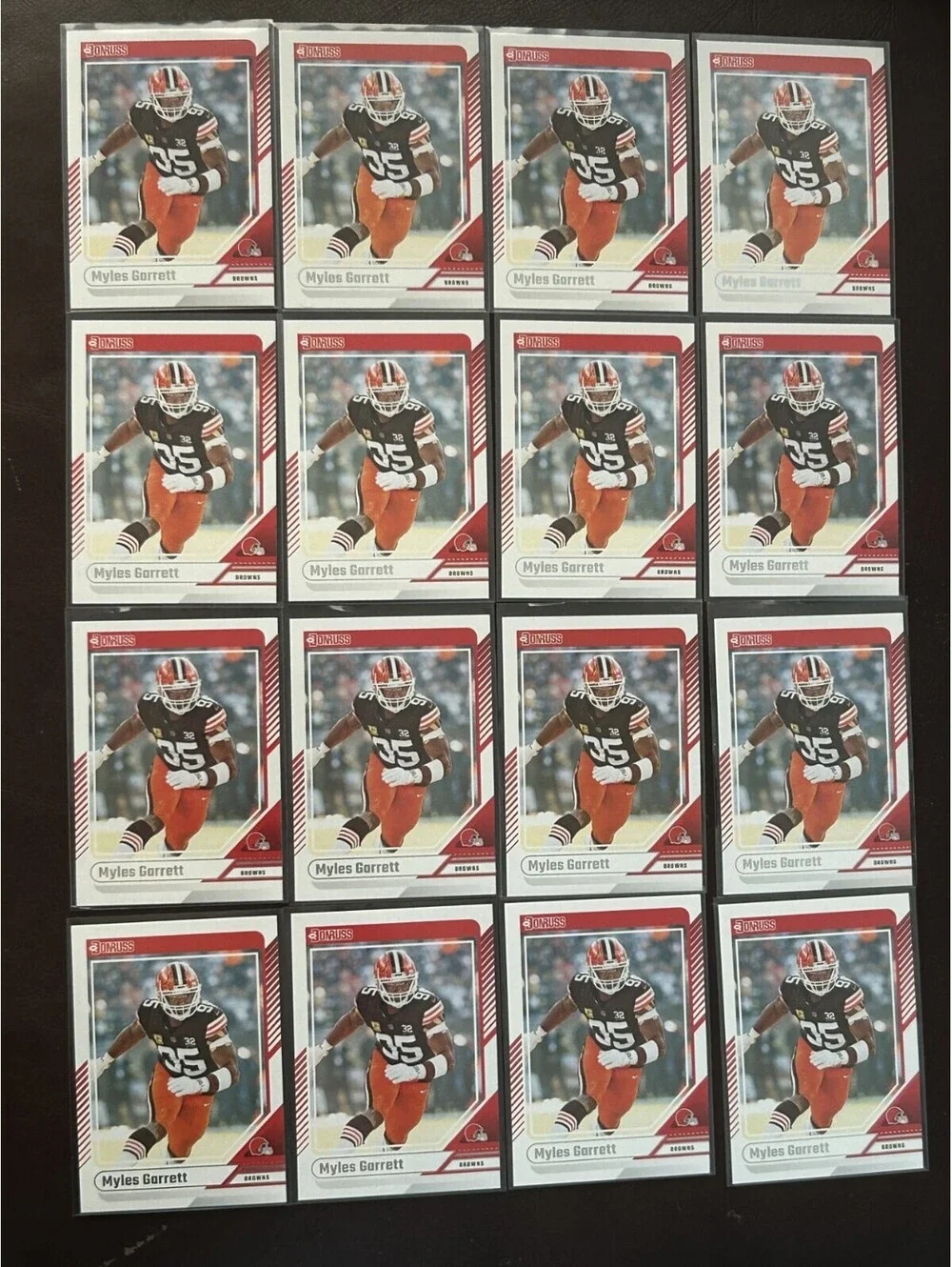 Myles Garrett 2024 Panini Donruss Collection 48 NFL Near Mint Football Card Lot